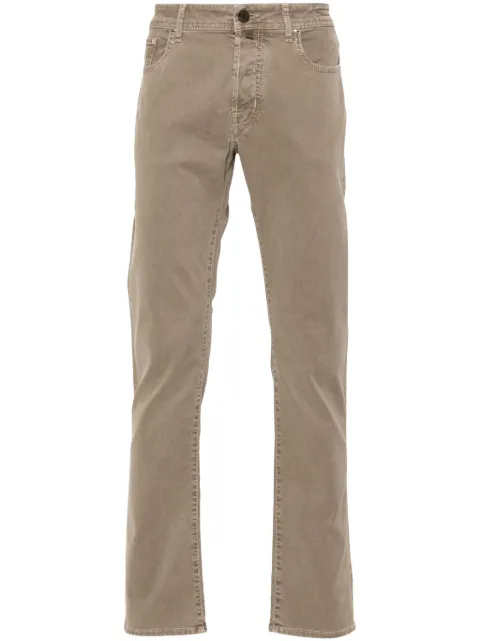 Jacob Cohën Bard mid-rise straight-leg jeans Neutrals UQE0436S4216