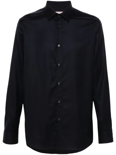 Valentino Garavani classic collar shirt Blue VAB764AD0