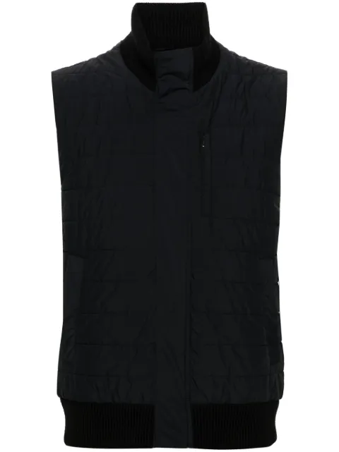 Herno quilted zip-up gilet Black GI00054UR12431SZ