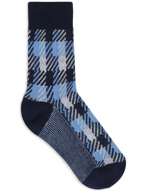 Prada cotton socks Blue 66557SOOO15C4