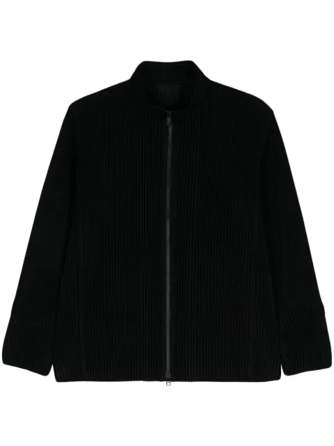 Homme Plissé Issey Miyake Cargo plissé jacket Black HP46JC170
