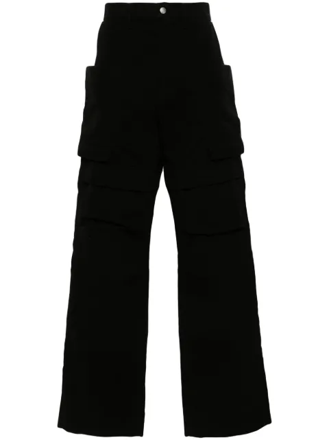 Rick Owens Stefan cotton cargo trousers Black RU02D6346TB