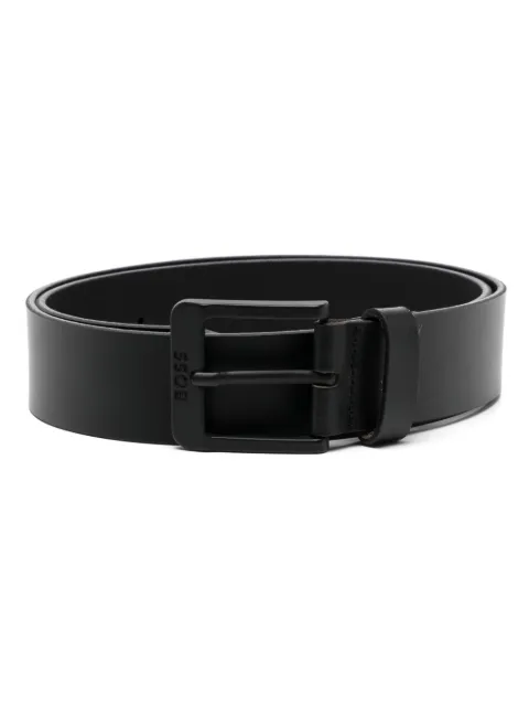 BOSS leather belt Black 50522574