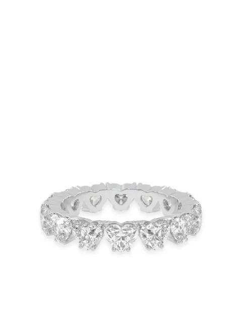VEYNOU 18kt recycled white gold Cara Memory diamond ring Silver 01149540700