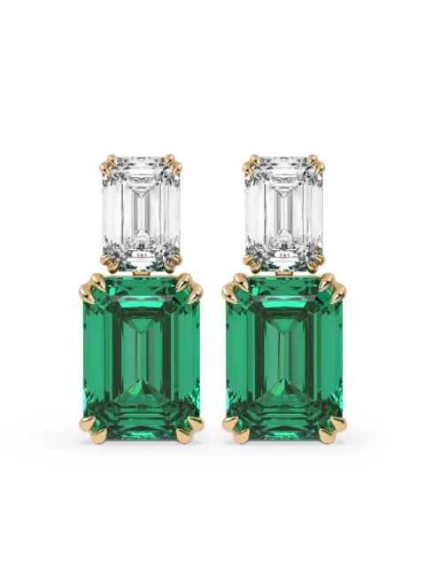 VEYNOU 14kt yellow gold Beyond Eden emerald earrings Gold 0538794502