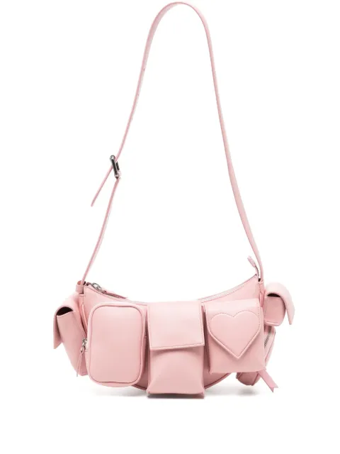 Fiorucci super pocket leather bag Pink U01FPABA123LE04PN02