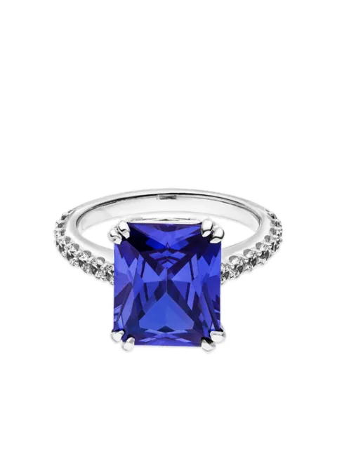 VEYNOU 14kt recycled white gold Nalu sapphire and diamond ring Silver 0125941500