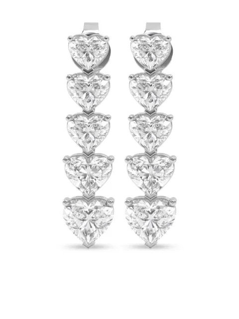 VEYNOU 14kt white gold Cara diamond earrings Silver 04949540500