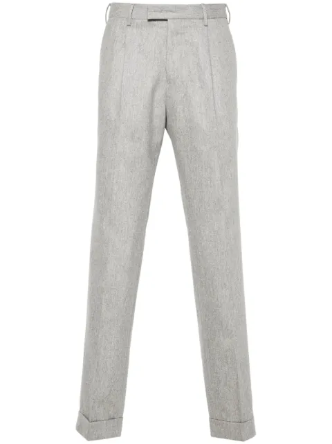 PT Torino mid-rise tapered trousers Grey COAFMAZA0CL1TO03