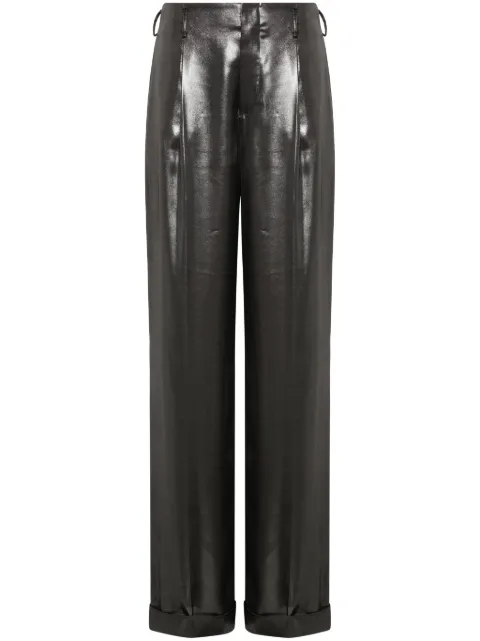 Ralph Lauren Collection Acklie pleated wide-leg trousers Silver 290954269001