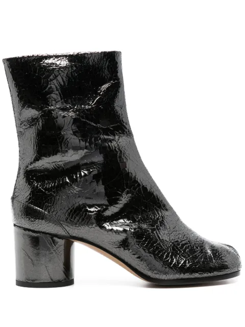 Maison Margiela Tabi mirror-effect ankle boots Black S58WU0246P5016