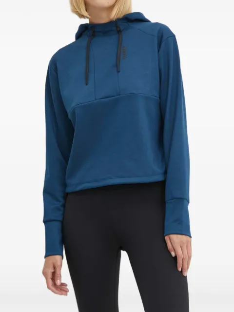 Colmar logo-detail long-sleeved hoodie Blue 90148YI