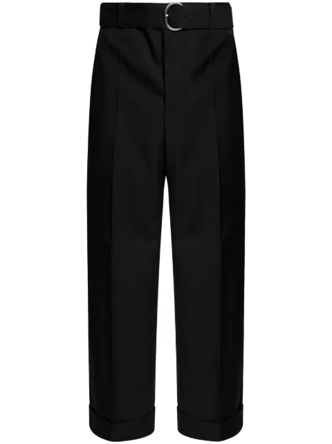 Jil Sander pleated trousers Black J22KA0230J70001