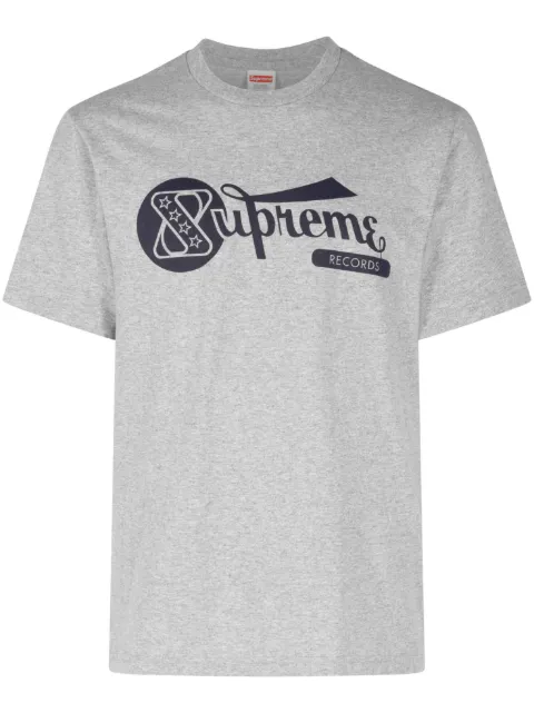 Supreme Records cotton T-shirt Grey SU407
