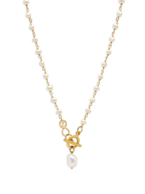 Nialaya Jewelry pearl-pendant necklace Gold WNECK280