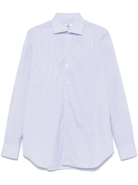 Finamore 1925 Napoli striped shirt Blue C0462Z