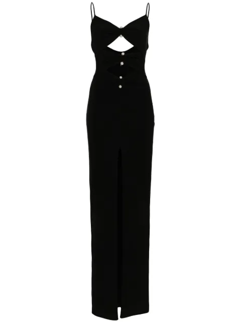 NISSA cut-out maxi dress Black RS15499