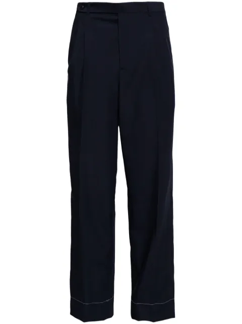 Brioni straight-leg trousers Blue RPAI0LP9A4Y