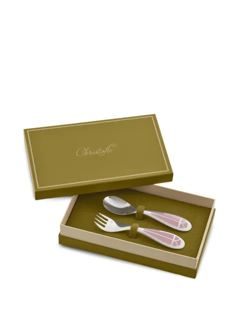 Christofle Talisman baby spoon and fork set Silver 3570660499829