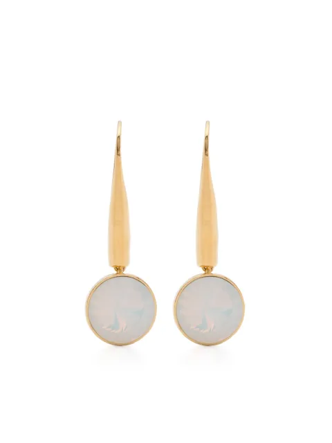 Forte Forte diamanté-detail dangling earrings Gold 12969MYJEWEL