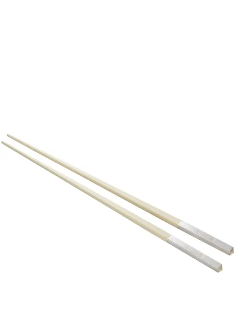 Christofle Uni and Vertigo chopsticks set Neutrals 3570660462724