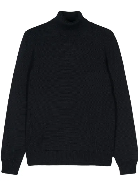 Nuur roll-neck merino wool jumper Blue RA02003