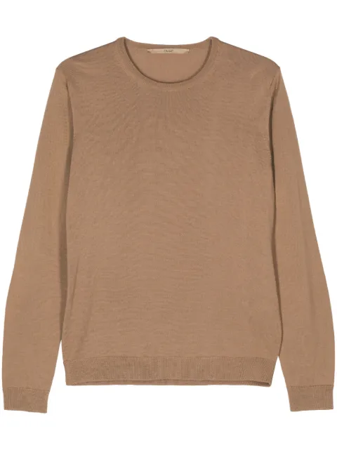 Nuur fine-knit merino jumper Brown RA01001