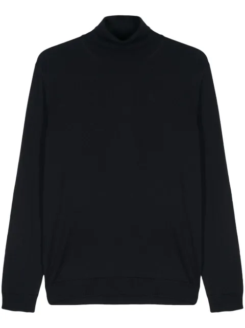 Nuur roll-neck merino jumper Blue RA01003