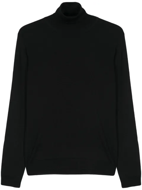 Nuur roll-neck merino jumper Black RA01003