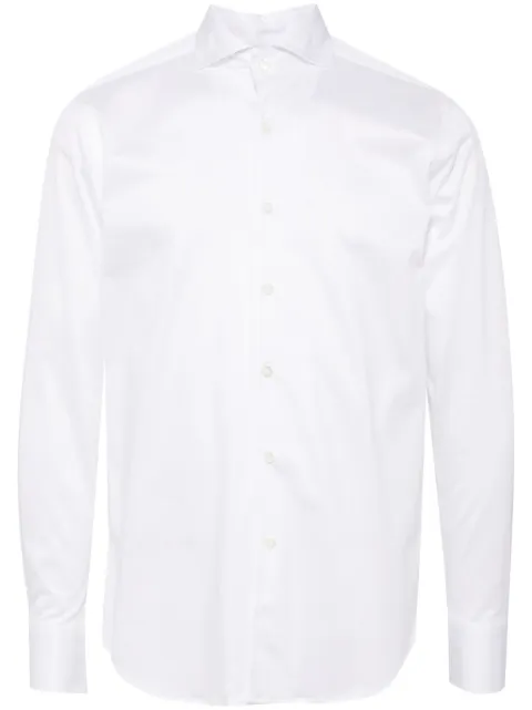 Canali cotton long-sleeve shirt White CSL7056GN02310