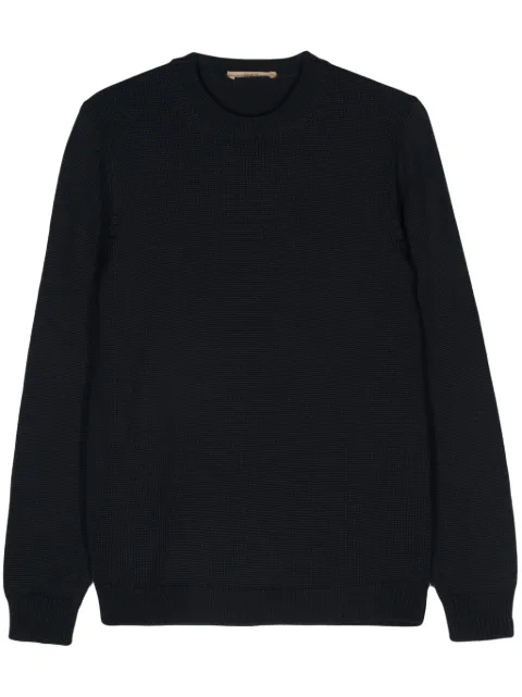 Nuur long-sleeve merino jumper Blue RA02001