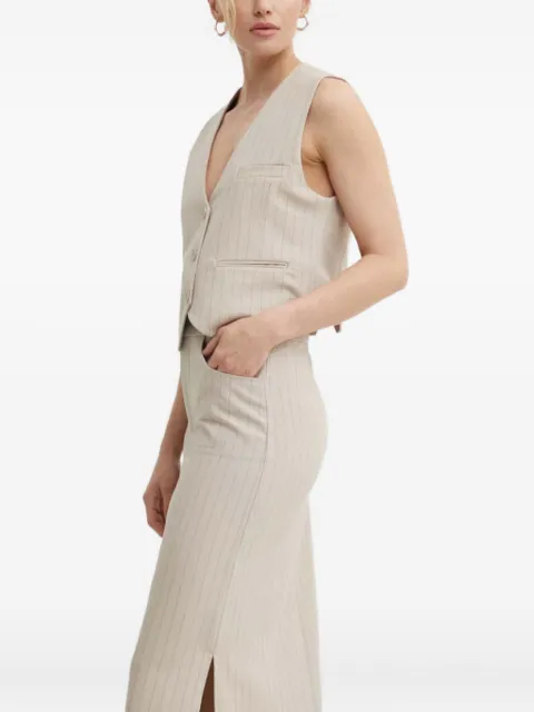 Gestuz JoelleGZ pinstripe vest Neutrals 10909021
