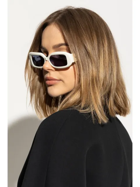Jacquemus Les Lunettes Rond Carré sunglasses White JAC11C2SUNWWN