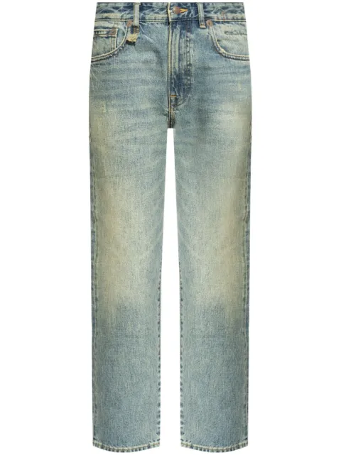 R13 logo-appliqué straight jeans Blue R13WD103D206A