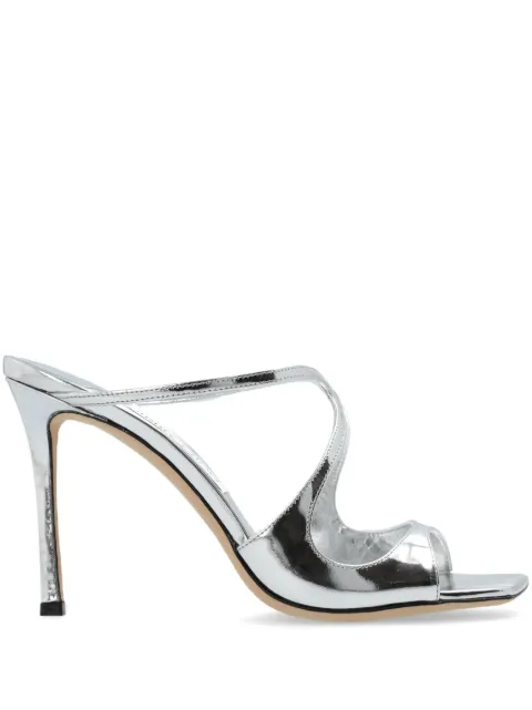 Jimmy Choo 95mm Anise sandals Silver ANISE95QUI