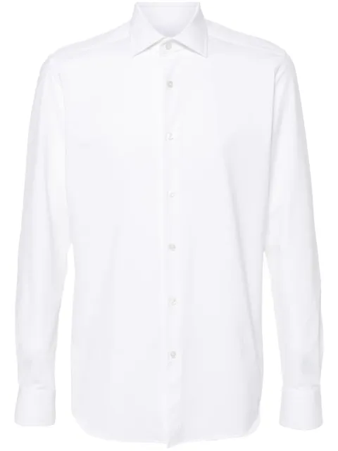 Xacus long-sleeve poplin shirt White ACT531ML11460