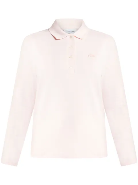 Lacoste piqué stretch polo top Pink PF5464