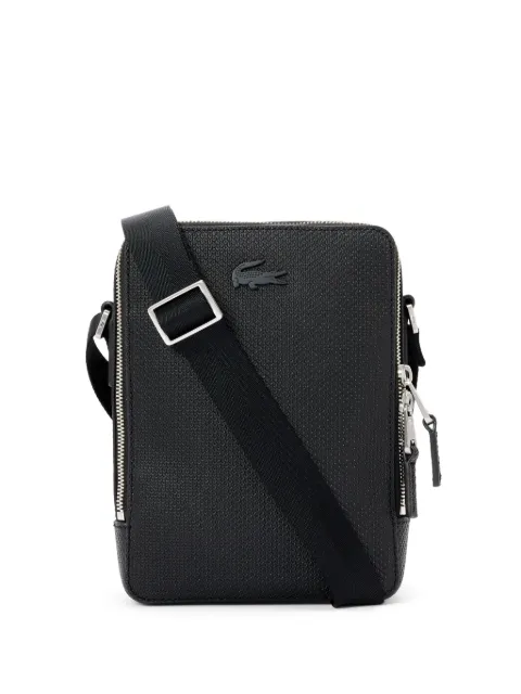 Lacoste leather messenger bag Black NH3271CE