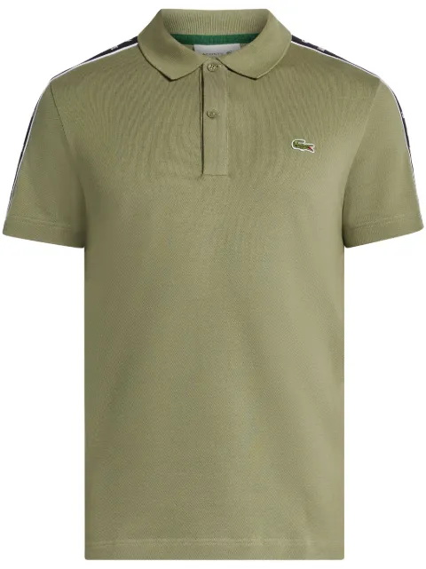 Lacoste logo-patch polo shirt Green PH7398