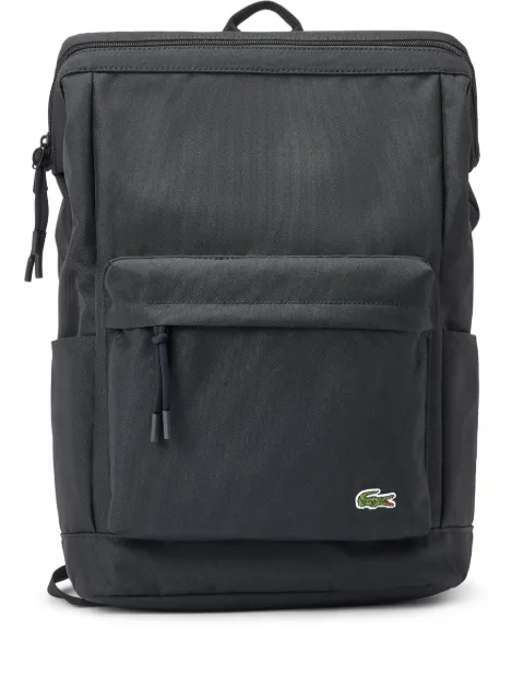 Lacoste logo-patch backpack Black NU4598NE