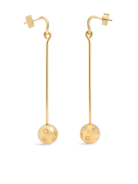 Jacquemus Les boucles Nodo earrings Gold 241JW7175101283