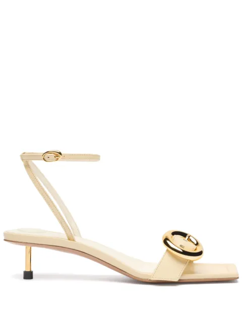 Jacquemus Les Regalo leather sandals Neutrals 243FO1453073120