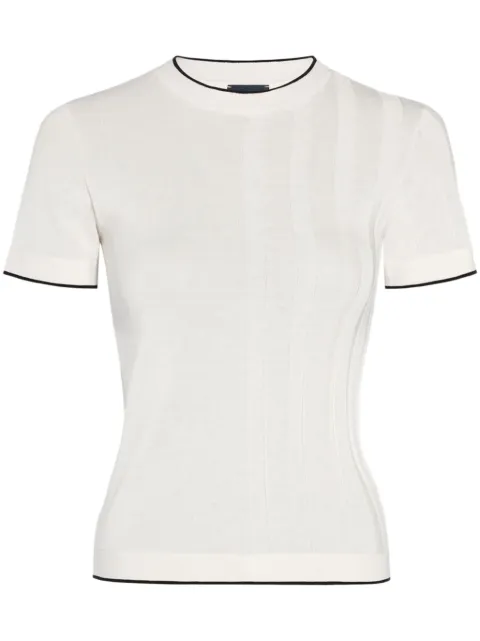 Jacquemus Le Tshirt Tricot top White 243KN8012065110