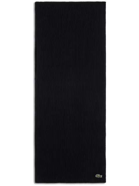 Lacoste logo scarf Black RE0058