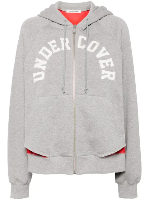 Undercover Oversized zip-up jacket Grey UP2D18011