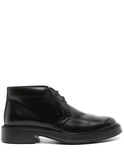 Tod's leather desert boots Black XXM61K00D80LYG