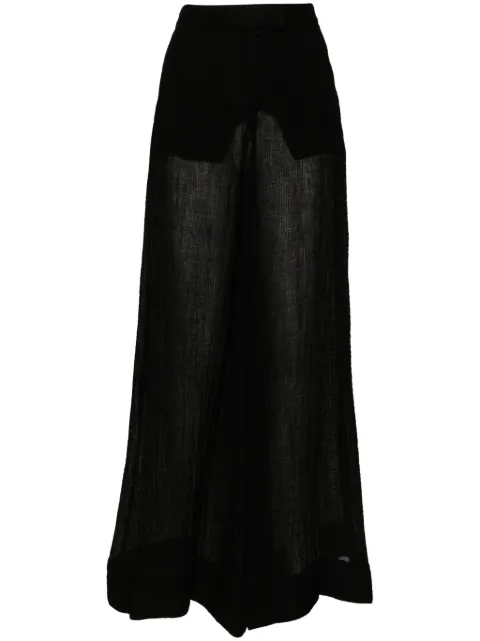 Lisa Marie Fernandez wide-leg trousers Black 2023SP335