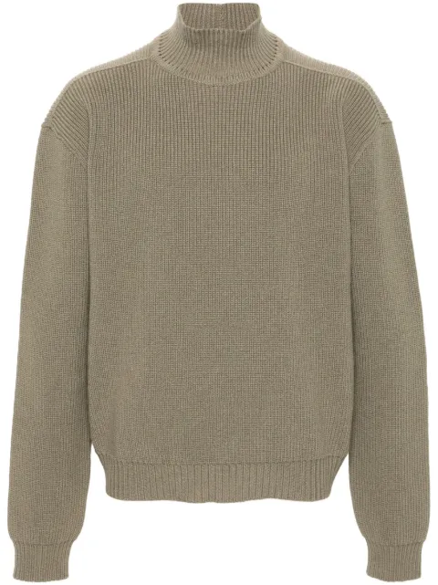 Rick Owens roll-neck virgin-wool jumper Green RU02D6645KWV