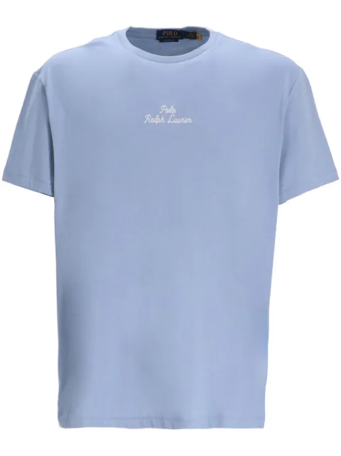 Polo Ralph Lauren logo-embroidered cotton T-shirt Blue 710936585010