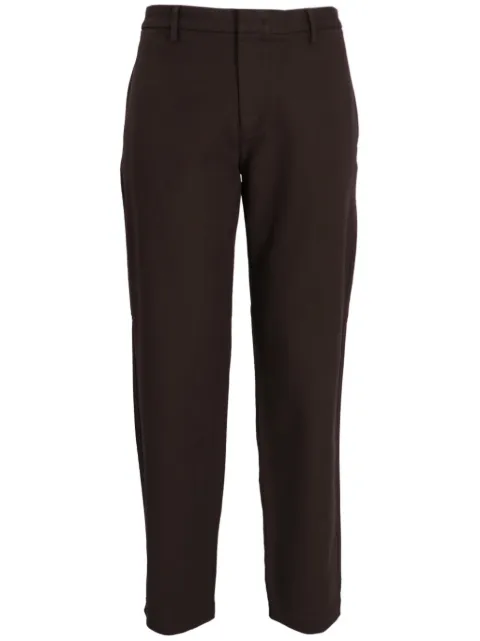 Emporio Armani logo-plaque trousers Brown 6D1P651K6EZ